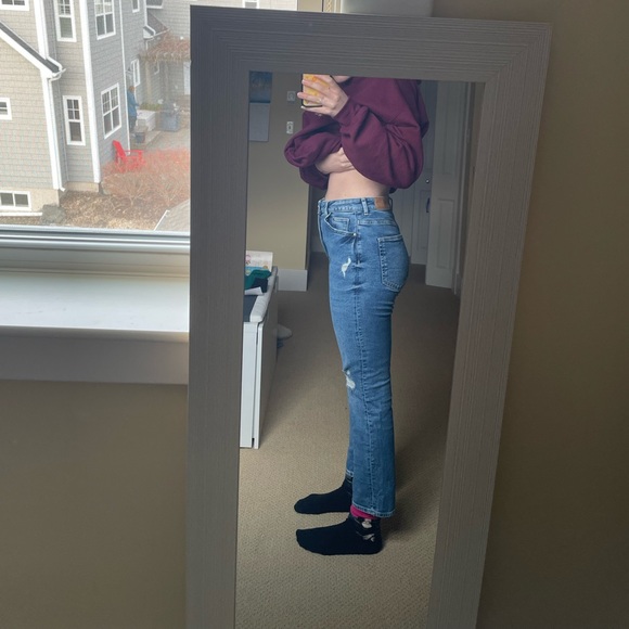 Straight high waisted jeans from H&M, size 4 - Picture 6 of 6